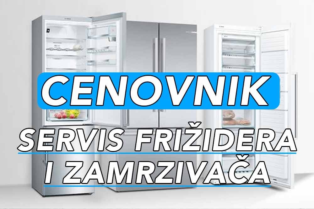 Cenovnik servisa frizidera