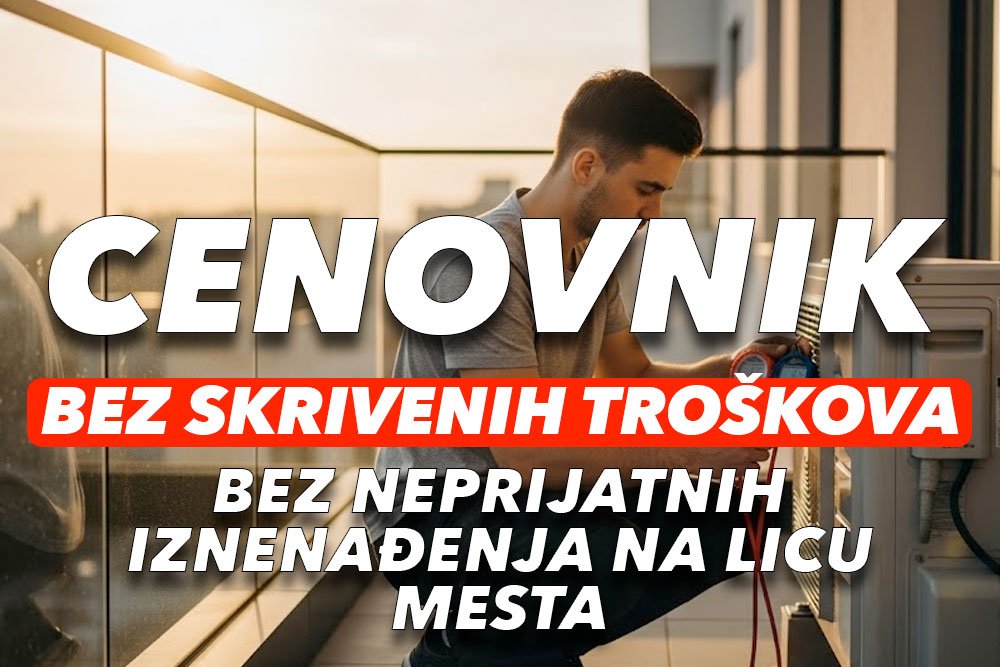 Klima servis Beograd cenovnik