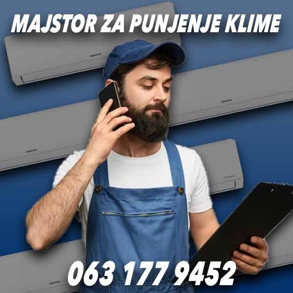 majstor za punjenje klime