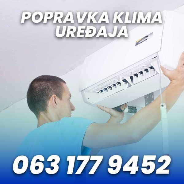 Kontakt majstora za popravku klime