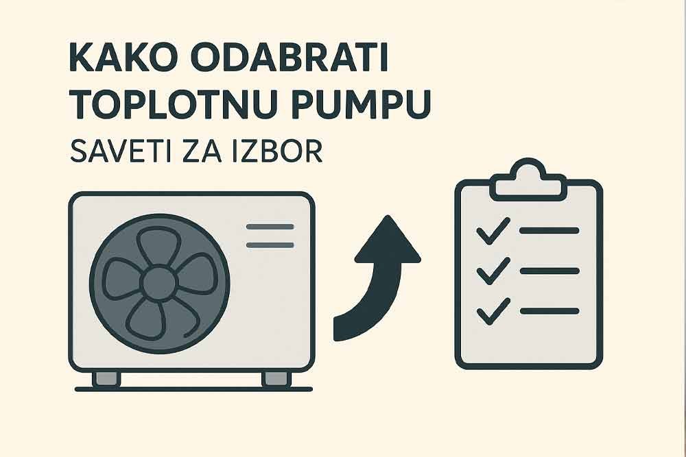 Kako odabrati toplotnu pumpu