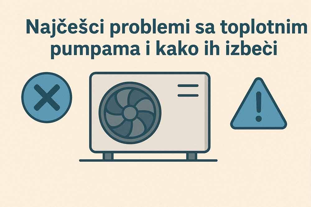 Najčešći roblemi sa toplotnim pumpama i kako ih izbeći
