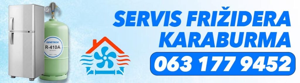 Servis frižidera Karaburma kontakt