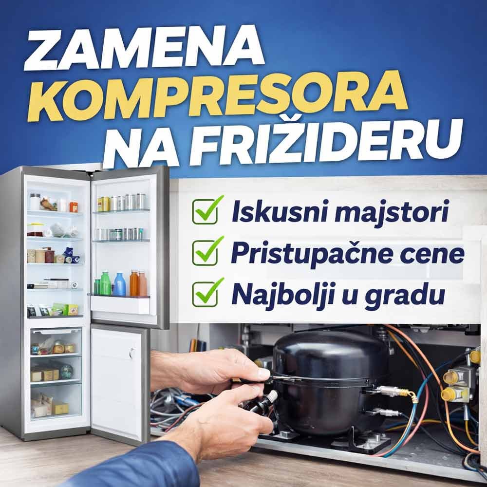 Zamena kompresora na frižideru