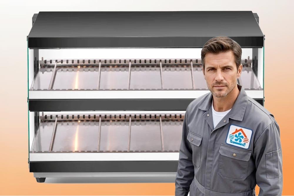 Servis tople vitrine