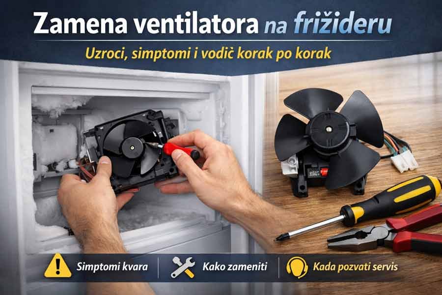 Zamena ventilatora na frižideru