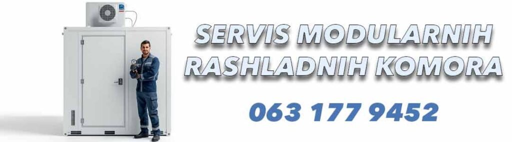 Servis modularnih rashladnih komora